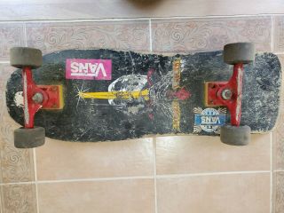 Vintage Powell Peralta Skull And Sword Skateboard - Late 80 