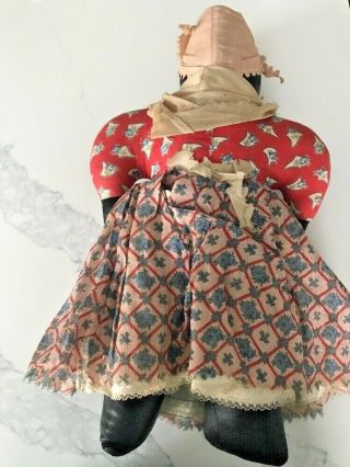 RARE Vintage Antique Black Americana Cloth Doll BU LA 19 