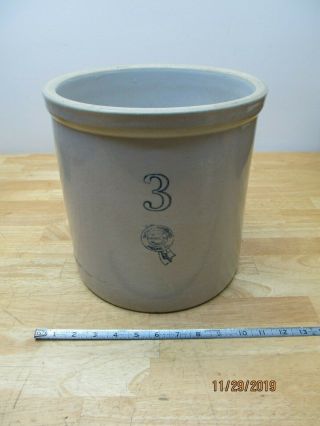 Vintage Rare 3 Gallon Buckeye Stoneware Crock