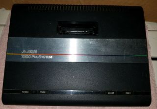 Vintage Atari 7800 ProSystem Video Computer System With 9 Cartridges 3