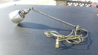 Antique Oc White Industrial Articulating Knuckle & Lamp Arm