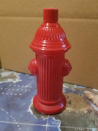Avon Vintage Collectible Red Fire Hydrant Cologne Bottle - Wild Country Aftershave