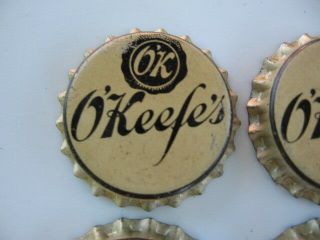 1 VINTAGE OLD STOCK OK O ' KEEFE ' S BEER ALE CAP SIGN QUEBEC CANADA 2