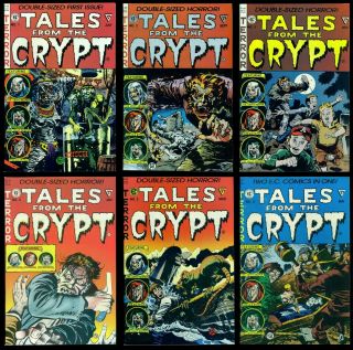 Tales From The Crypt 1,  2,  3,  4,  5,  6 - Ec Comics Horror - Gladstone E.  C.