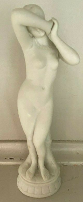 Bisque Porcelain Nude Woman Parian Blank Art Nouveau