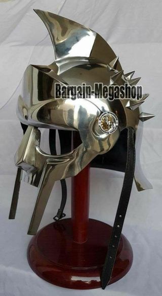 Fully Wearable Gladiator Movie Helmet Roman Arena Knight Maximus Armour Helm Lm1