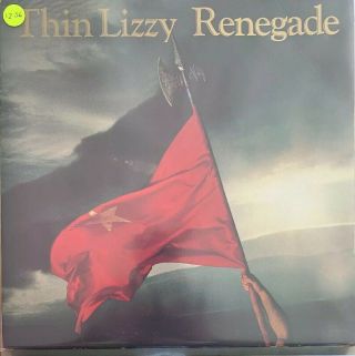 Renegade Thin Lizzy Vinyl Album Lp Complete With Sleeve & Rare Poster