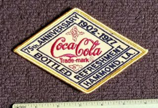 Vintage 1970s Coca Cola Coke Uniform Advertising Collectors Soda Patch (rare)