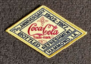 Vintage 1970s Coca Cola Coke Uniform Advertising Collectors soda Patch (rare) 3