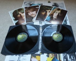 The Beatles White Album Uk Mono 1968,  Numbered,  Top Opening Sleeve,  Black Inners