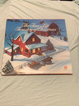 Vtg Time - Life Treasury Of Christmas - 3x Christmas Vinyl Lp Box Set Rare 80s