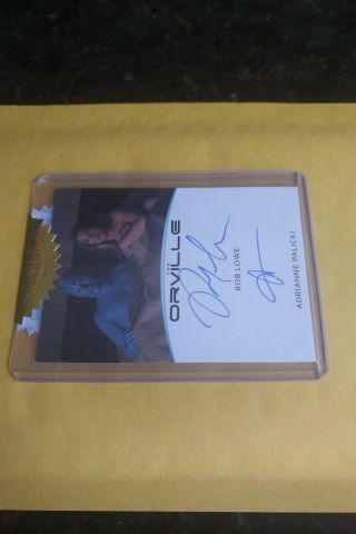Rob Lowe,  Adrianne Palicki - The Orville Season 1 - Dual Autograph