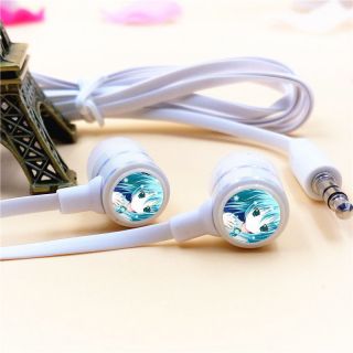 Anime Hatsune Miku Stereo Headphones Music Earphones In - Ear Earbuds Headset Gift