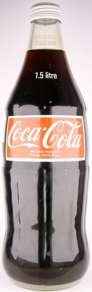 Canada 1,  5 Liter 1980s? Coca - Cola Acl Bottle