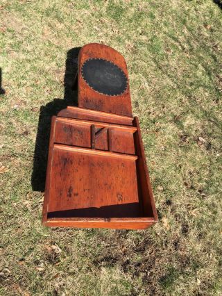 Antique Vintage Cobbler’s Bench,  Leather Seat 2