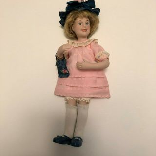 Vintage Germany Mary Moline Norman Rockwell Character Doll Limited Edition 1983