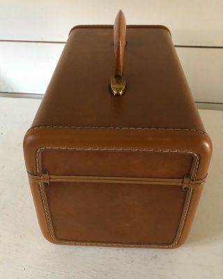 Vintage Samsonite Shwayder Bros.  Luggage Train Makeup Case Brown 4912 2