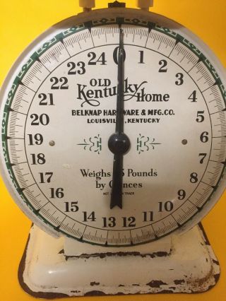 Vintage Old Kentucky Home Belknap Hardware & Mfg Co Scale Louisville Kentucky