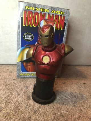 Silver Age Iron Man Marvel Mini Bust (bowen Designs)