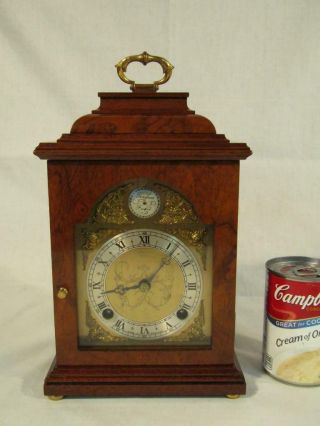 Vintage Fw Elliott London Walnut Bracket Clock - 11 " Mantel Clock