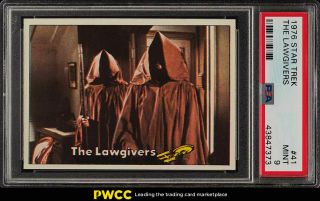 1976 Topps Star Trek The Lawgivers 41 Psa 9 (pwcc)