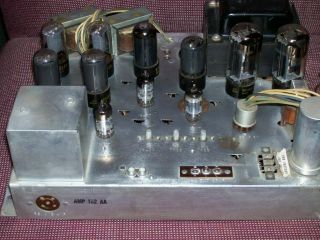 Vintage Magnavox Stereo Tube Bi - Amp Amplifier And Tuner Preamp