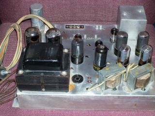 VINTAGE MAGNAVOX STEREO TUBE BI - AMP AMPLIFIER AND TUNER PREAMP 3