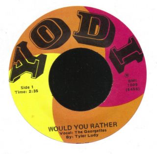 Rare Soul Funk The Georgettes Hard Hard / Would You Rather Yodi Ex,