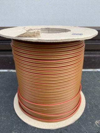 50 Meter 1966 Telefunken Brown Speaker Cable Vintage 2 X 0.  75mm Copper