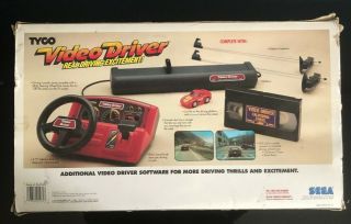 Sega Video Driver TYCO Video Driving System Vintage Game Console 1988 - RARE 2