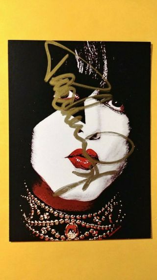 2018 2019 Dynamite Kiss Premium Paul Stanley Ultra Rare Gold Auto Autograph 3