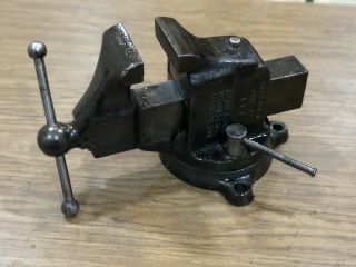 Reed 403 1/2 Swivel Jaw Base Vise Vice 203 1/2 3 1/2 Jaw 5in Opening Vintage