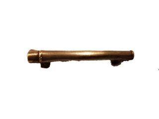 Brown - Bess - Type Flintlock Musket Upper Ramrod Pipe Over 200 Years Old