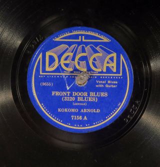 78 Rpm - - Kokomo Arnold,  Decca 7156,  Ee,  Blues