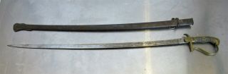Antique German Officer’s Sword Saber Circa 1900 - 1920 W/ Scabbard