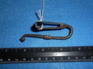 Spanish Colonial Iron Sword Belt Hook 3 " L X 1 " W (aba 14687)