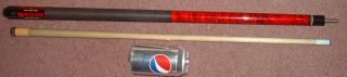 Vintage Retired Collectible Mcdermott Jeanette Lee Inlaid Pool Cue Rare