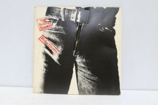 The Rolling Stones Sticky Fingers 1971 Uk Lp 1st Andy Warhol With Zip