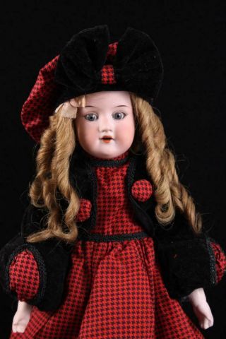 Antique German Armand Marseille 370 Bisque Shoulder Head Doll 16 " Kidlyne Body