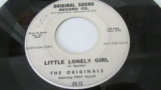 Originals N Soul Doowop Sound 45 I Still Love You Little Lonely Girl