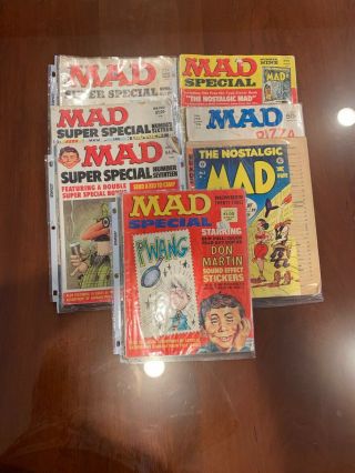 (7) Mad Magazines From The 1970 