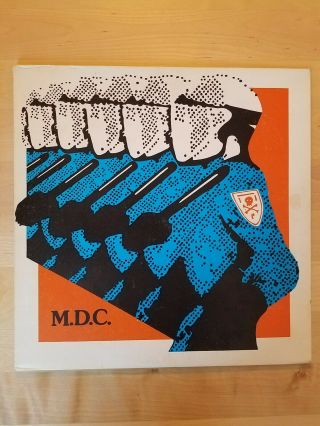 Mdc Millions Of Dead Cops S/t Orig 1982 Band Released White Label Orange Punk