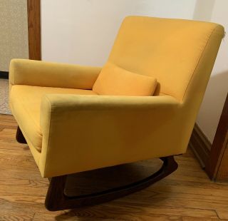 Adrian Pearsall Kagan Style Rocking Chair Vintage Mid Century Modern Danish