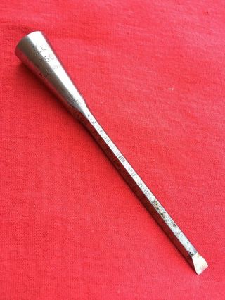 Vintage Stanley No,  750 1/4 Inch Wide Wood Socket Chisel Without A Handle