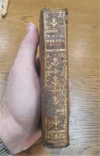 Revolutionary War Book French Military Directory For The Year 1777,  Rochambeau