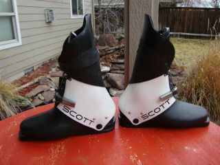 Vintage Scott Ski Boots Hot 1 Broken Shin Strap Size Med / Lrg Usa