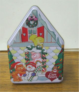 Care Bear Christmas Ornament Tin Box Set Of 3