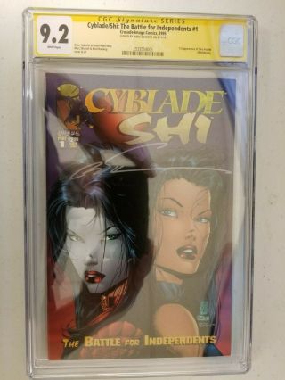 Cyblade/shi: The Battle For Independents 1 Cgc Ss 9.  2 - Marc Silvestri 1st Witchb