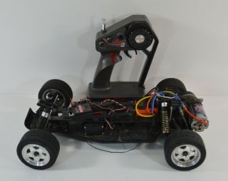 Vintage Kyosho R/c Remote Control Buggy Electric W/ Traxxas Controller & Motor