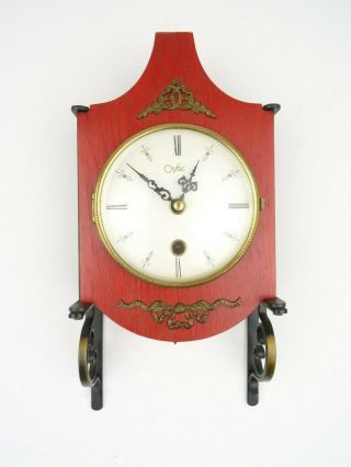 Vintage Art Deco Dutch Orfac Wall Clock 8 Day (warmink Junghans Kienzle Era)